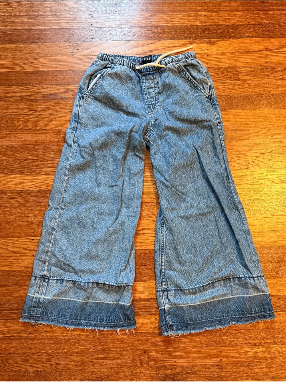 GAP Blue Wide-Leg Kids Denim Pants